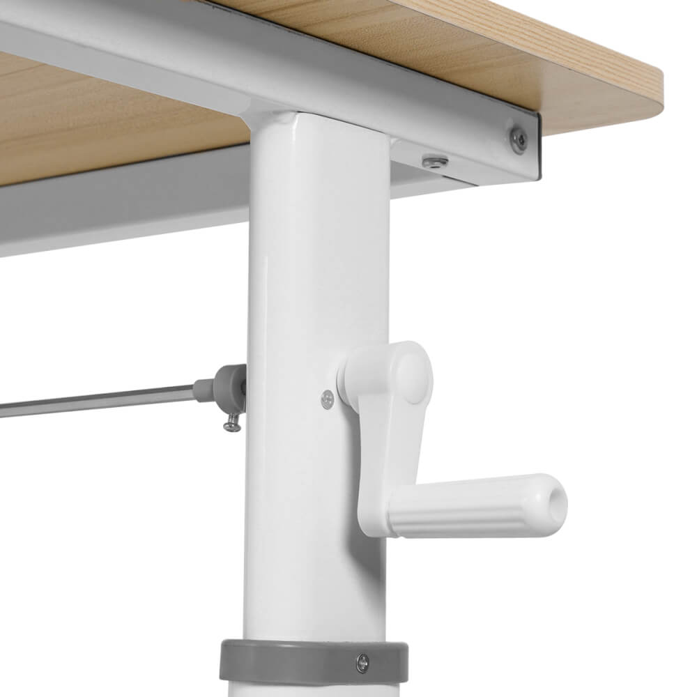 โต๊ะทำงานปรับระดับได้ InnHome รุ่น FlexiDesk 140 ซม. สีขาว_3